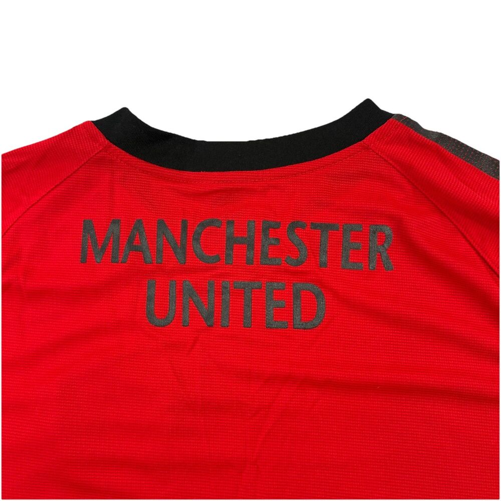 Manchester United Jersey T Shirt Mens L Red Short Sleeve